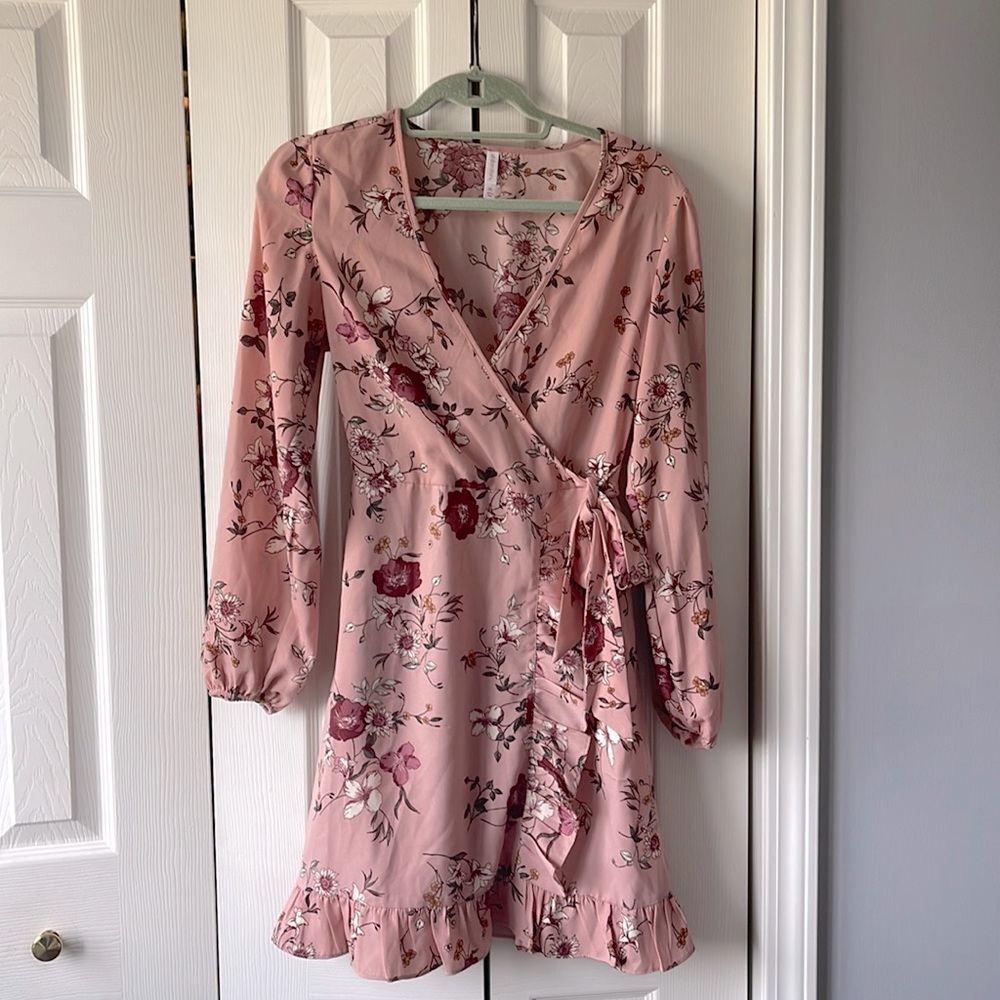 Pink Floral Dress